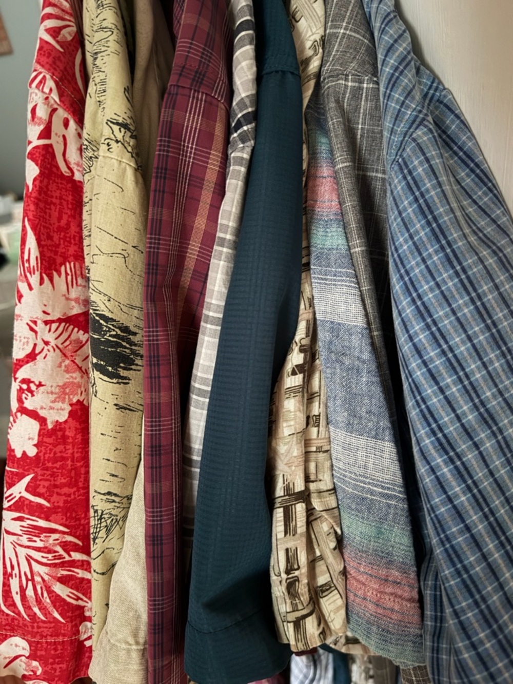 10 Mens Button-Up Shirts - Chaps, Eddie Bauer, Apt 9, Canyon Ridge XXL